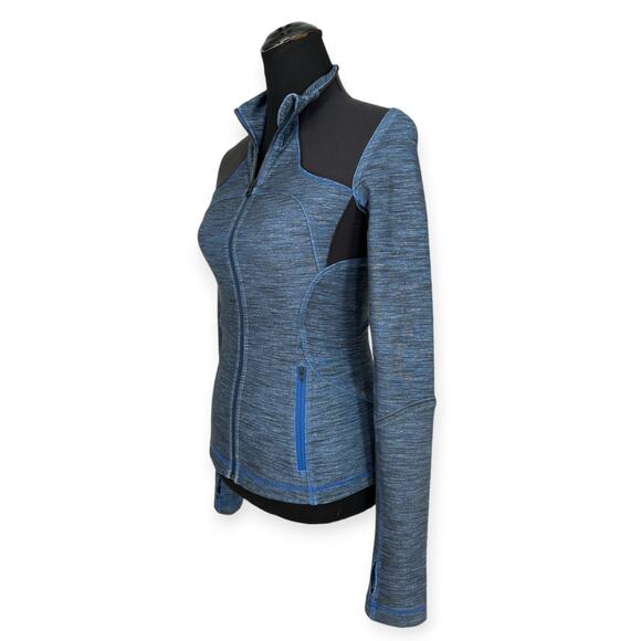 Lululemon | Size 4 | Blue / Black Slub Denim Reversible Limitless Forme Jacket - Picture 5 of 12